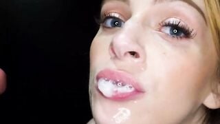Maya Kendrick Deepthroats Glory Hole Cock & Swallows 10 Cumshots