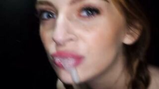 Maya Kendrick Deepthroats Glory Hole Cock & Swallows 10 Cumshots