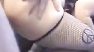 Petite Wife Sucks Cock & Takes Anal Toy on Webcam