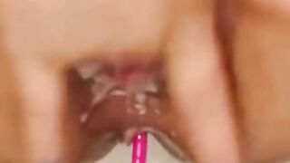 Amateur Latina MILF Keila Squirting Open Vagina & Tight Pussy