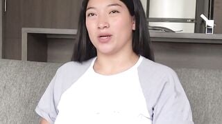 Busty Asian Latina Deepthroats Big Cock & Gets Rough Facial Cumshot