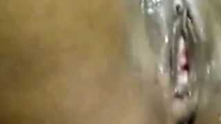 Ebony Webcam Solo: Fingering & Dildo Toy Pleasure
