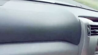Tattooed BBW Sucks Cock and Rides Thick Dick in Car