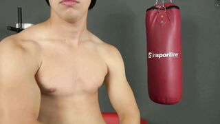 Richard Flexes Muscles And Jerks His Big Dick Solo
