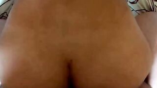 Stepfather Fucks Tight Teen Ass In Pink Panties POV Creampie