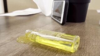 Cadey Mercury Deepthroats Stepbro's Big Dick After Getting Stuck on Table