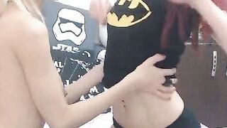 Amateur Webcam Lesbians Get Wild With Tattoos