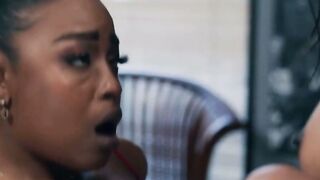 Ebony Shemale Leilani Li Sucks Cock & Fucks Black Girl Bareback