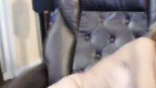 Busty Granny Teasing Big Tits on Webcam