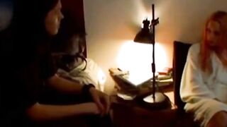 Sanna Brading Swallowed in Explicit Blonde Threesome
