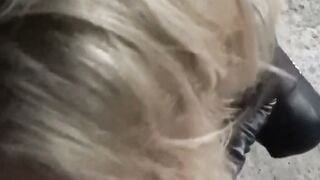 Mature Neighbor Sucks Cock POV Big Tits Blowjob