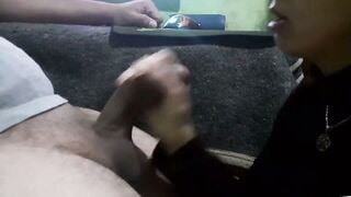 Real Latina Brunette Sucks Big Cock And Swallows Cum