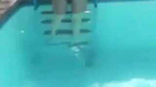 German Amateur Couple Sucks Cock Poolside