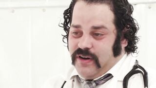 Serena Sterling Deepthroats Patient Seth Gamble Then Bends Over For Doggystyle
