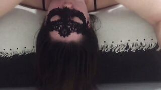 Asian Amateur Teen Deepthroats Rough Cock And Takes Face Cum
