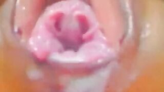 Asian Amateur Fists Her Tight Rosebud Pussy Close Up