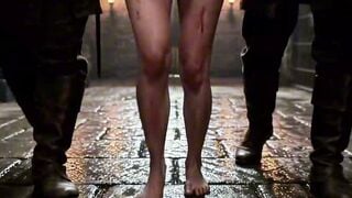 Ai Chained Stepdaughter Raw Filled By Old Men In Dark Dungeon