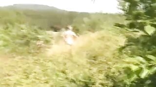 Amateur Dogging Outdoor Bareback Fuck with Guys