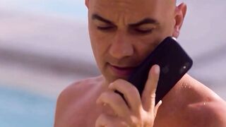 Emelie Crystal Deepthroats Roommate's Dad In Poolside Blowjob Swallow