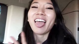 Luna Deepthroats Hard Cock In Car And Swallows Cum By The Lake