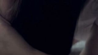 Muscular Babe Sucks Cock Then Gets Doggy Style Fucked in Tight White Shorts