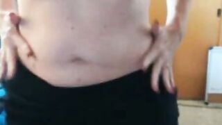 Mature Amateur Webcam Show: Busty Blonde Strips & Squirts