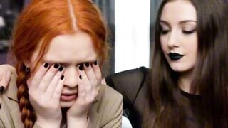 Redhead Stepdaughter Sucks Big Cock While Drunk Stepdad Sleeps