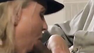 Big-Titted Blonde Nikki Dane Deepthroats Interracial Cock