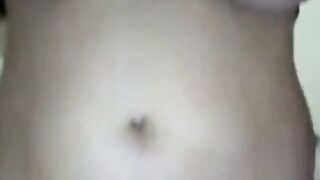Big-Titted Italian Girl Masturbates on Webcam