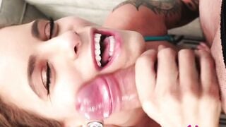 Tattooed Jesse Pony Sucks Toes & Takes Hardcore Cum Facial