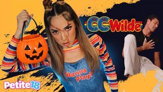 CC Wilde Halloween Prank Ends in Taboo Cowgirl Facial