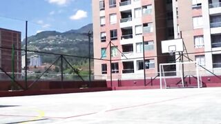 Carla Morelli Sucks Cock After Intense Colombian Lesbian Workout