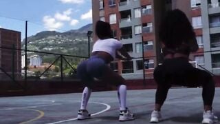 Carla Morelli Sucks Cock After Intense Colombian Lesbian Workout