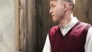 Altar Boy Noah Gets Roughly Fucked Bareback by Priest Eddie Patrick