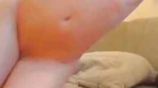 Amateur Blonde Webcam Striptease Shaves Pussy In White Lingerie