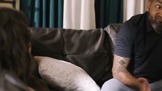 Petite Asian Teen Kimmy Kimm Deepthroats Neighbor's Big Black Cock