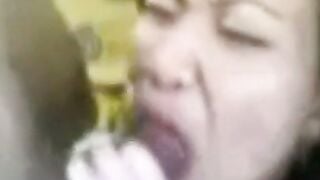 Amateur Malay Girl Sucks Cock And Takes Ass In Bedroom