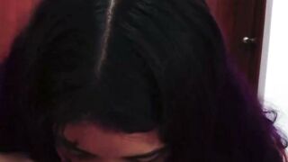 Amateur Teen Neighbor Deepthroats Thick Cock And Swallows Cum POV