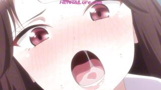 Anime Boss Trapped in Office Gets Throat Fucked & Creamed on Desk