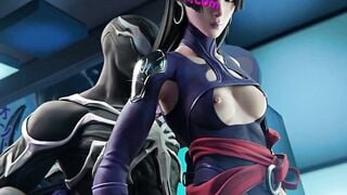 Shemale Deepthroats Alien Monster Tentacle in 3D Hentai Lab