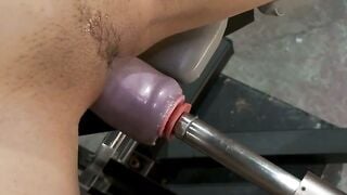Vicki Chase Solo Fucking Machine Vaginal Pound Loud Orgasm In Brick Dungeon