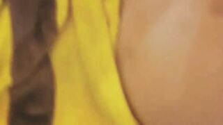 POV Teen Anal Gape: Pikachu Costume Girl Stretched Wide on Leather Couch