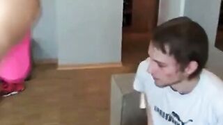 German Mature Lady Gets Creampied By Two Young Horses