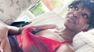 Skinny Ebony Teen Deepthroats Big Dick In Rough Amateur Interview