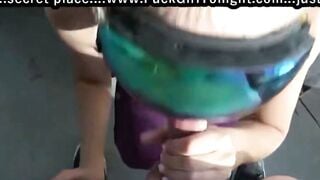 POV Step Brother Grinds Hard On Tight Purple Yoga Pants