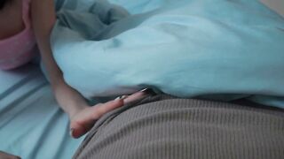 Petite Stepsister Deepthroats Stepbro's Massive Dick In POV Blowjob