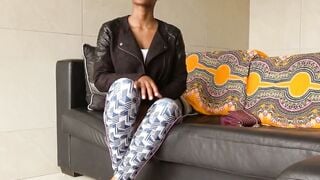 Busty Ebony Teen Sucks Cock After Rough Doggystyle Casting Interview