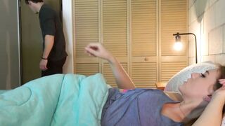 Melody Marks Deepthroats Stepbro In Shaved Teen Pussy Morning Fuck