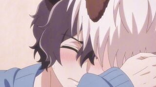Hentai Bear Sucks Cock & Anal Sex on Wet Floor (ENG DUBBED)