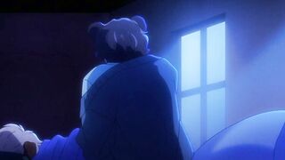 Hentai Bear Sucks Cock & Anal Sex on Wet Floor (ENG DUBBED)